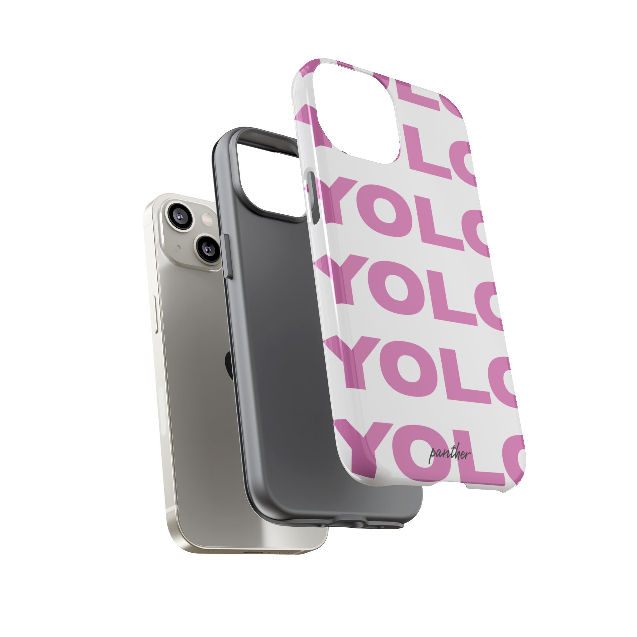 YOLO (White & Pink)