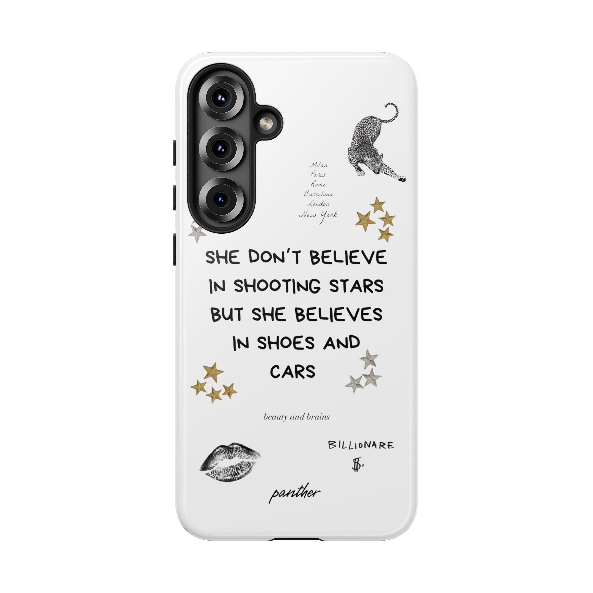 “She don’t believe in shooting stars”