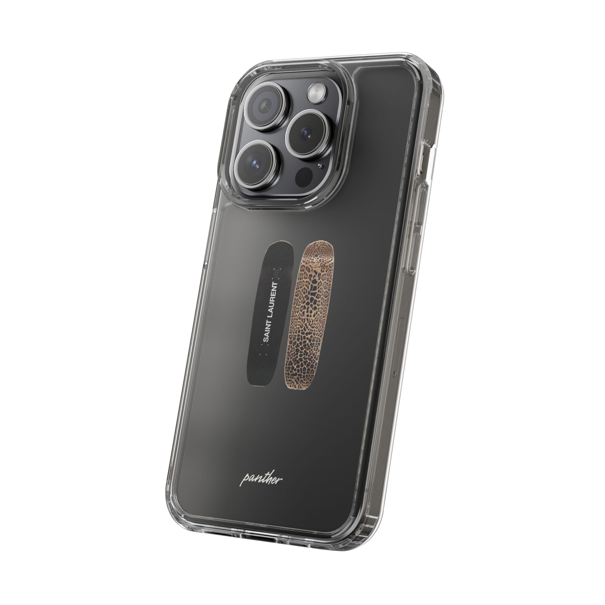 Panther Skateboard Clear Case