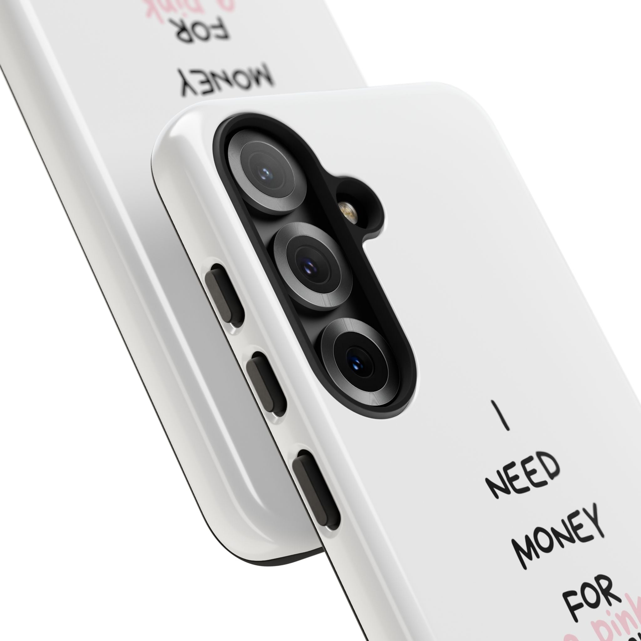 I Need Money For A Pink Porsche (White)