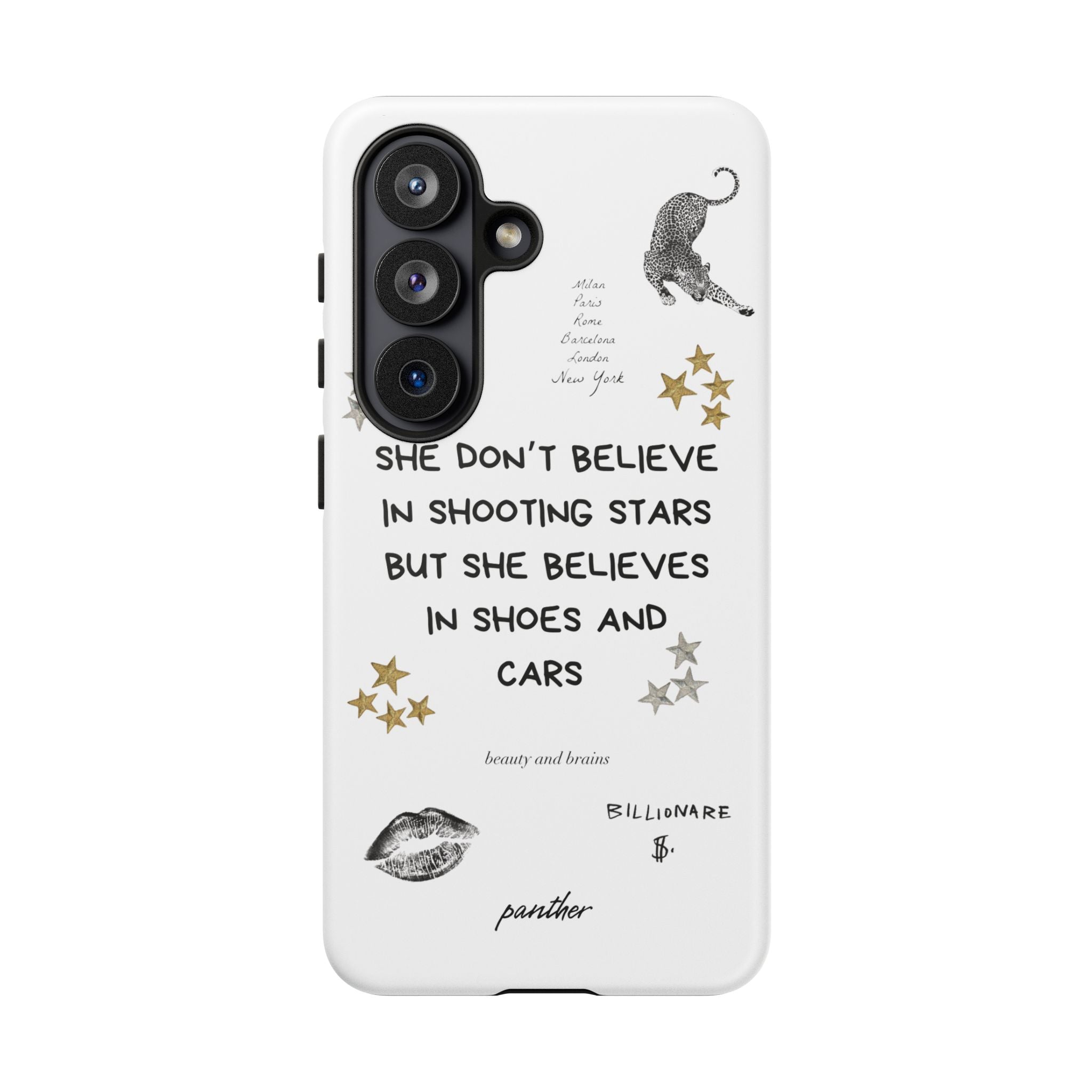 “She don’t believe in shooting stars”