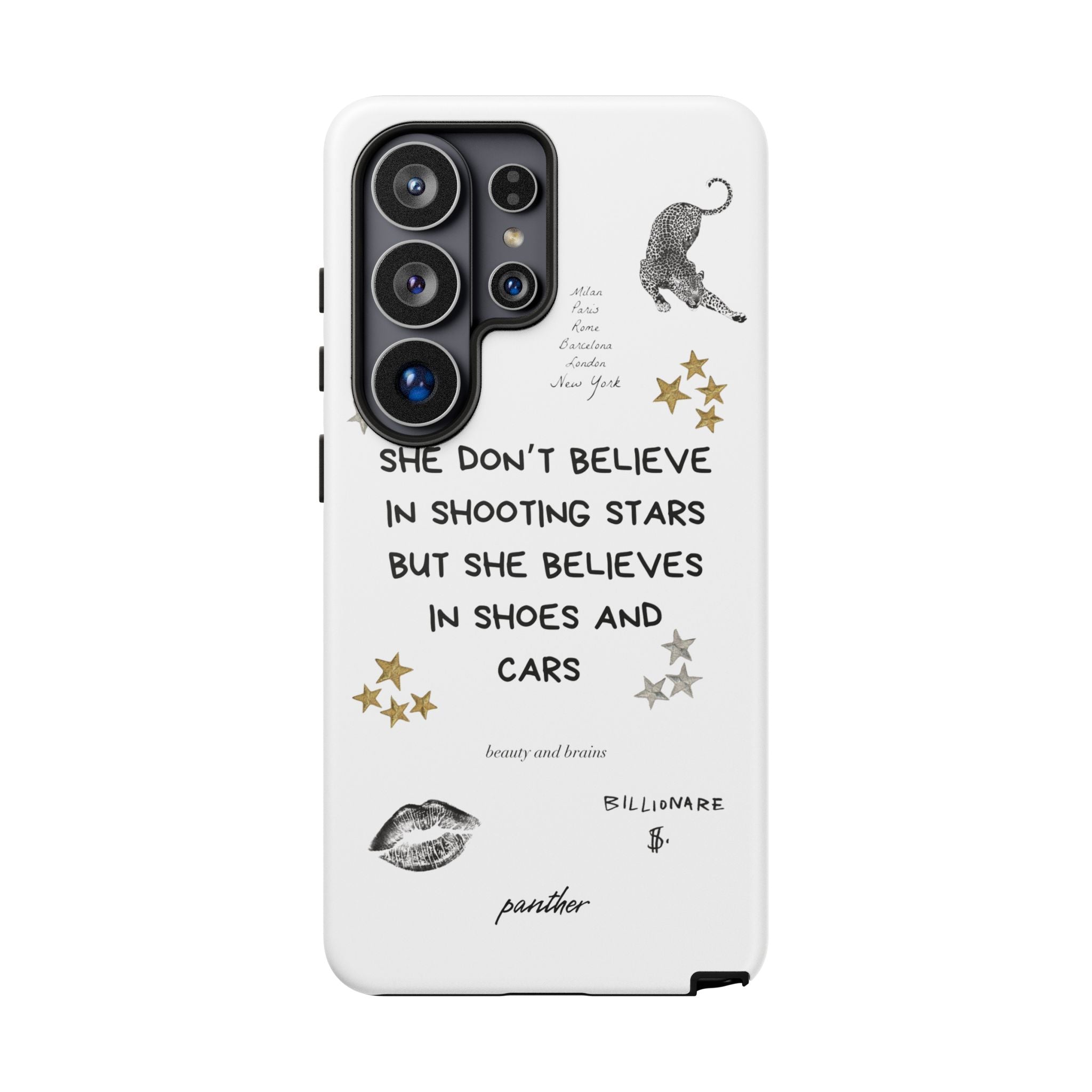 “She don’t believe in shooting stars”