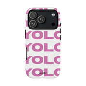 YOLO (White & Pink)