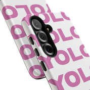 YOLO (White & Pink)