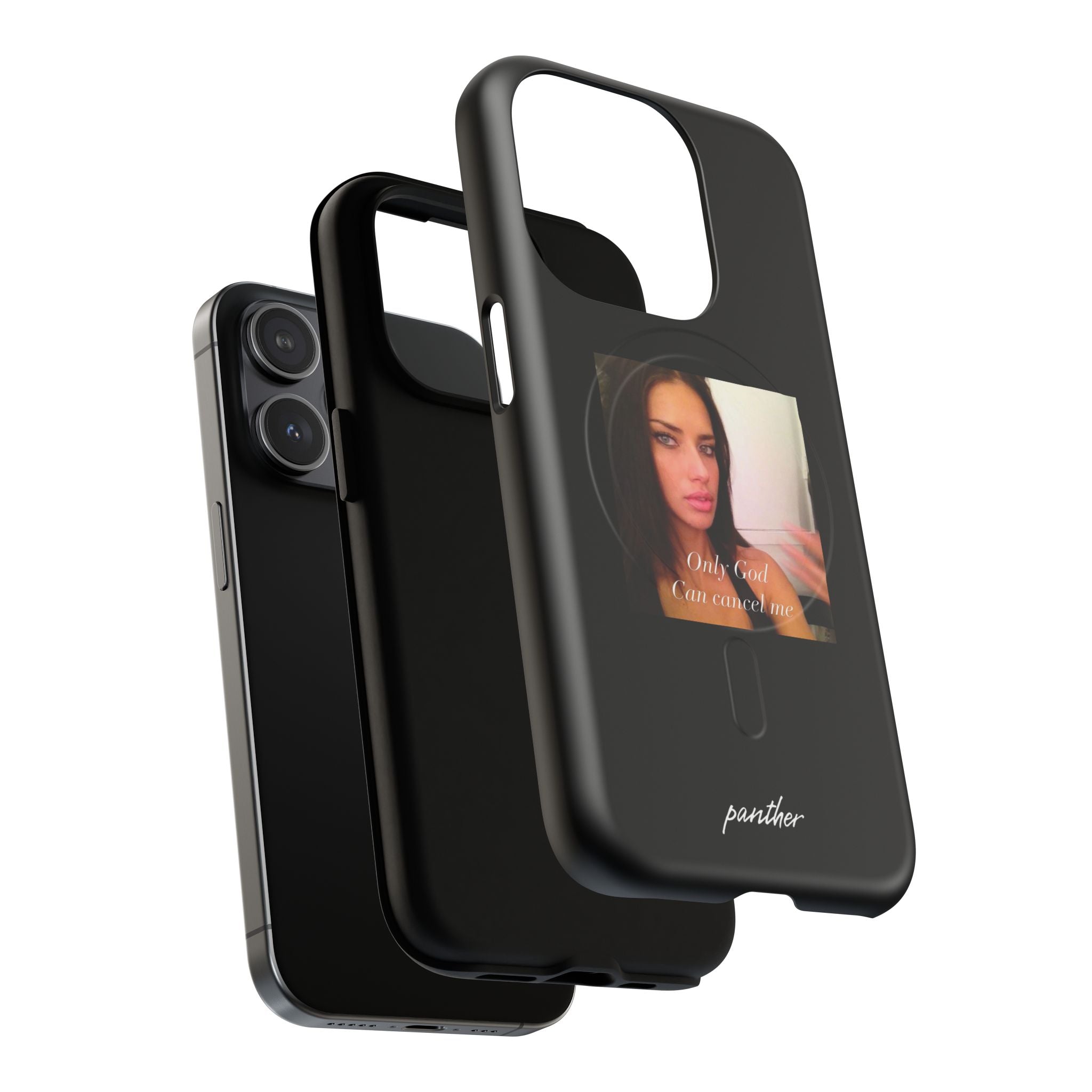 "Only God Can Cancel Me" (Black) (Magsafe)