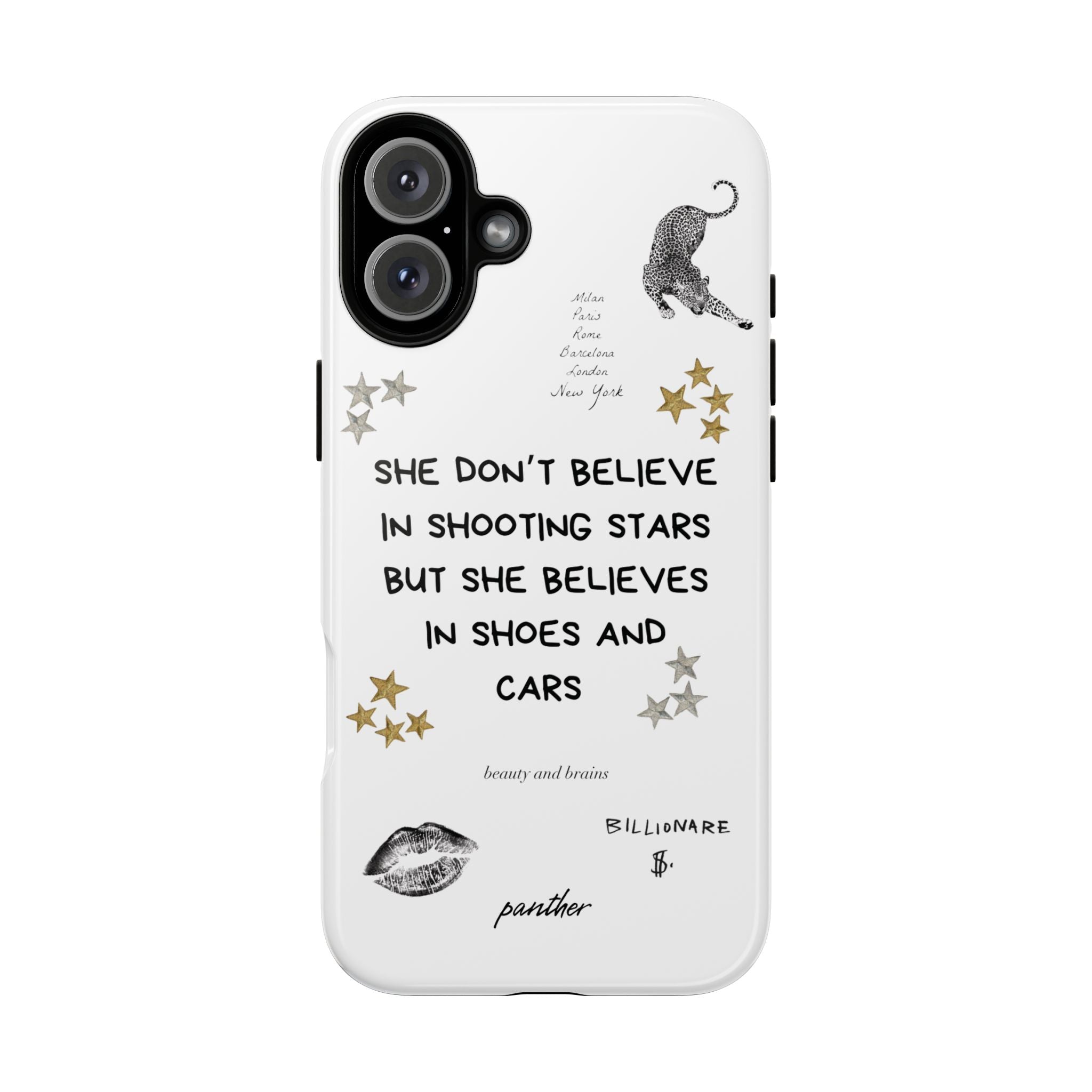 “She don’t believe in shooting stars”