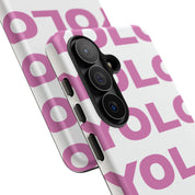 YOLO (White & Pink)