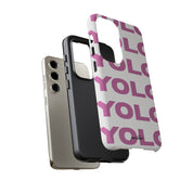 YOLO (White & Pink)