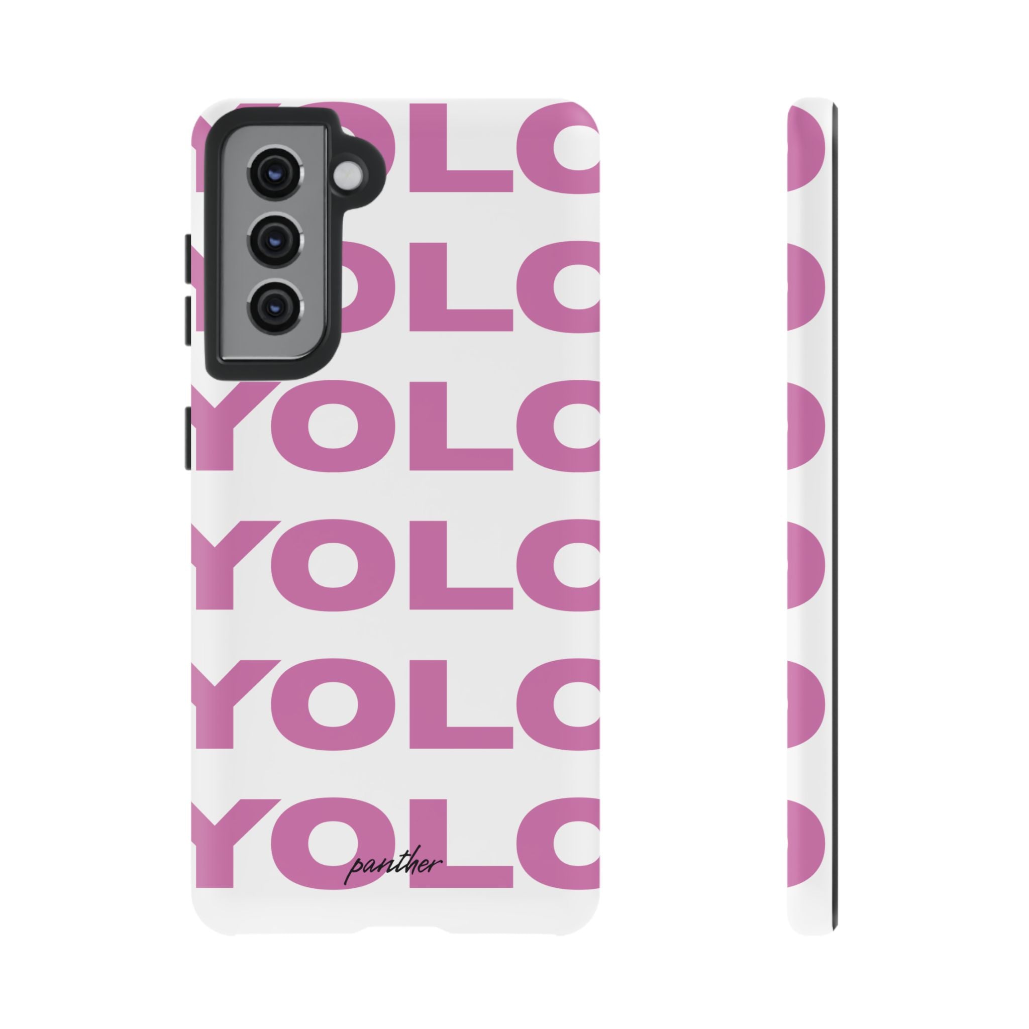 YOLO (White & Pink)