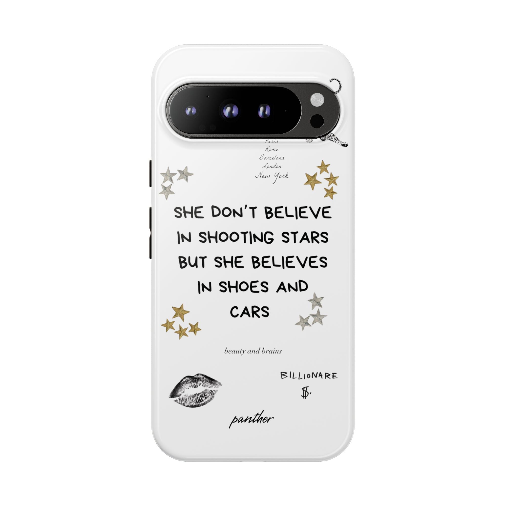 “She don’t believe in shooting stars”