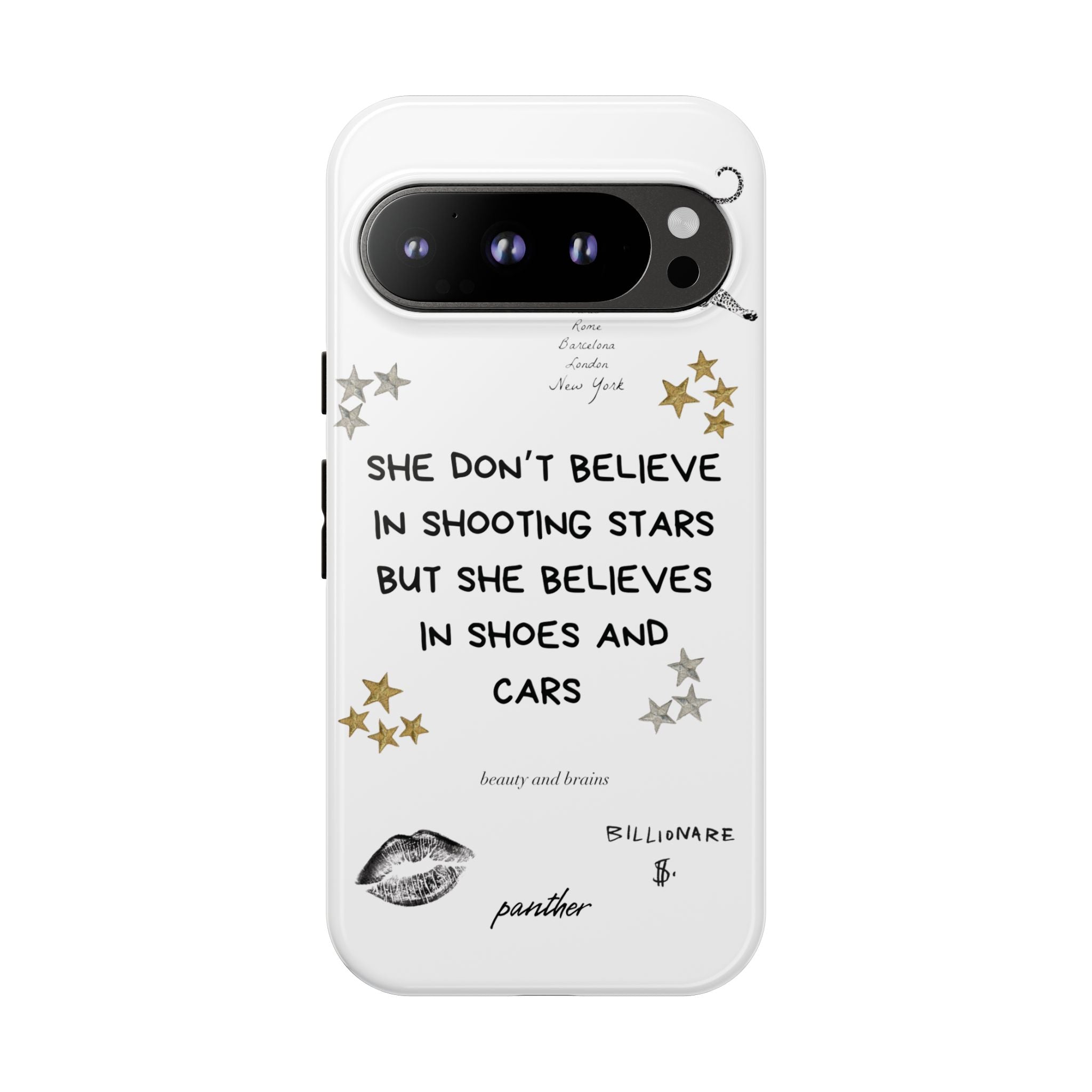 “She don’t believe in shooting stars”
