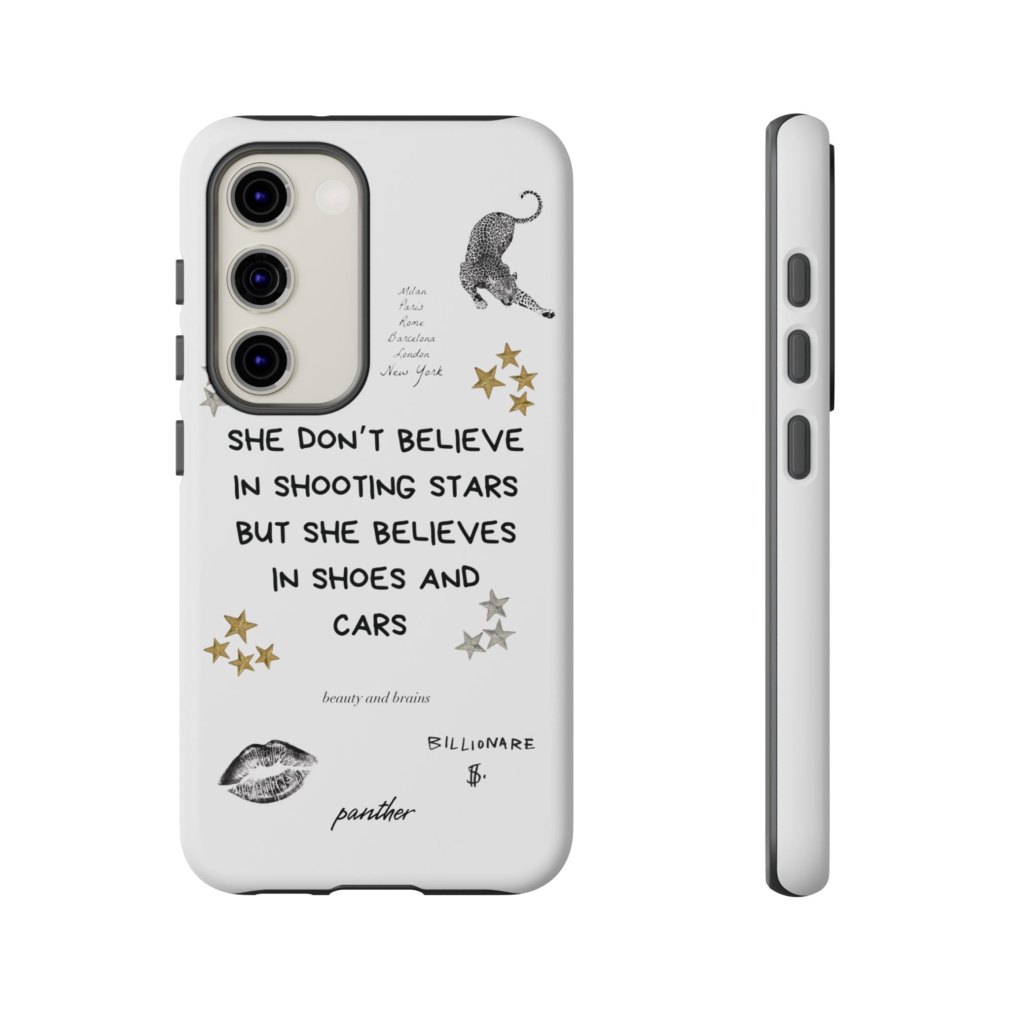 “She don’t believe in shooting stars”
