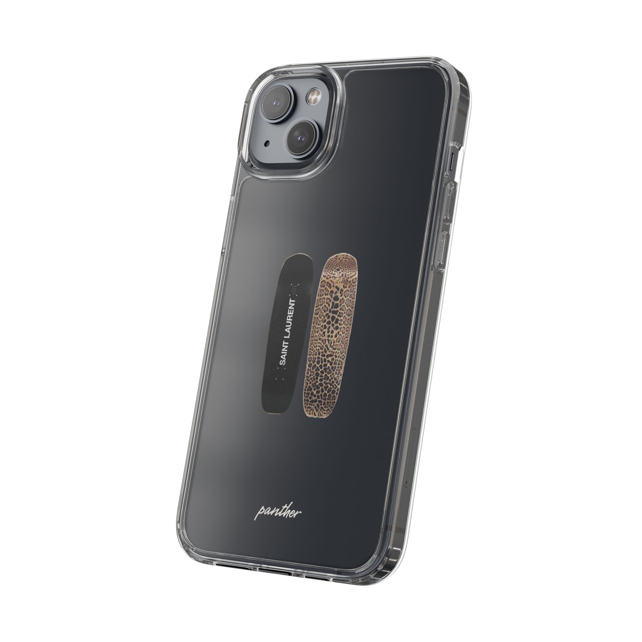 Panther Skateboard Clear Case