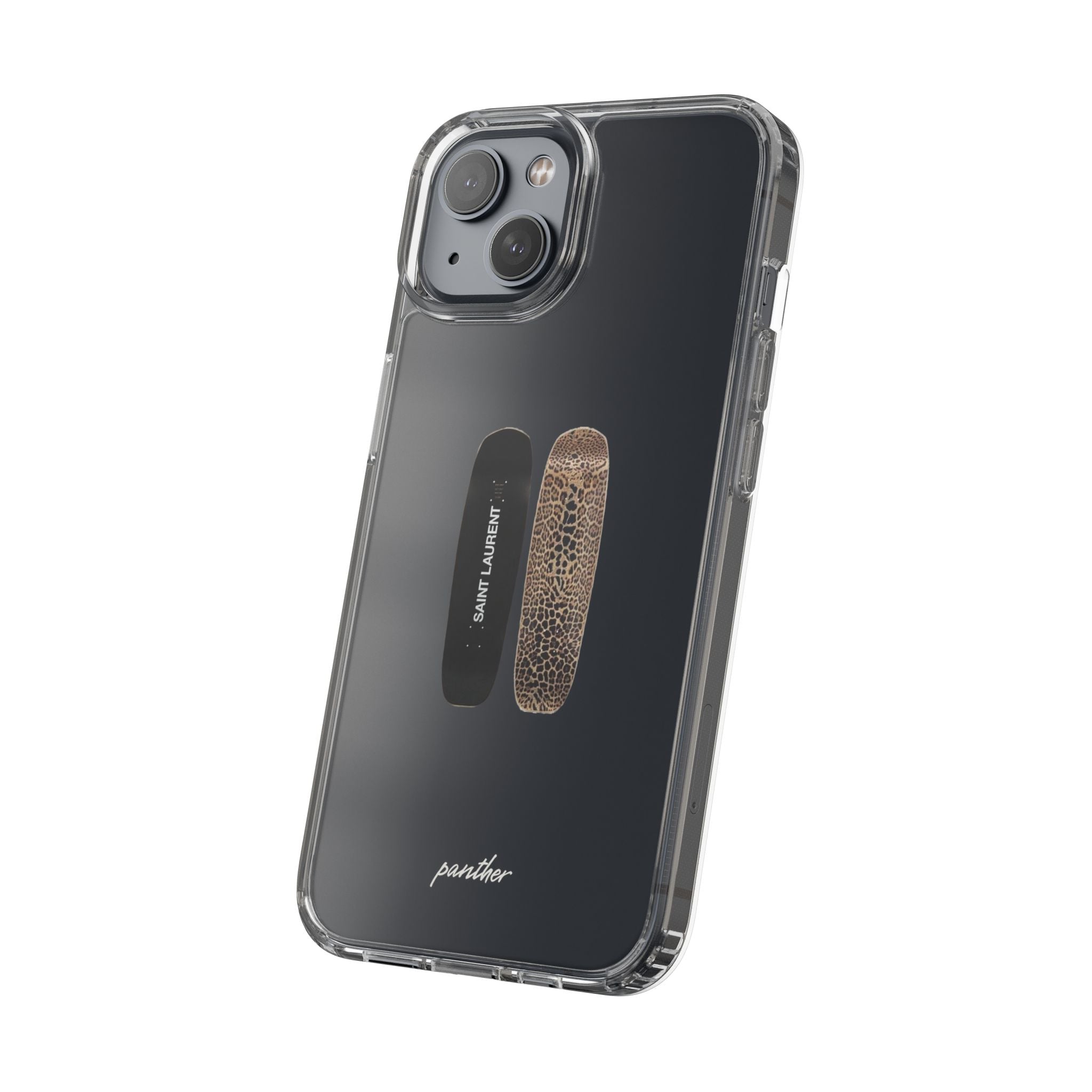 Panther Skateboard Clear Case