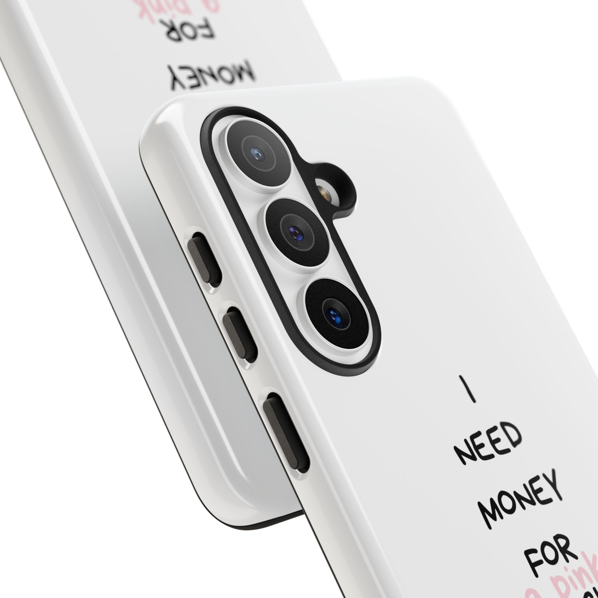 I Need Money For A Pink Porsche (White)