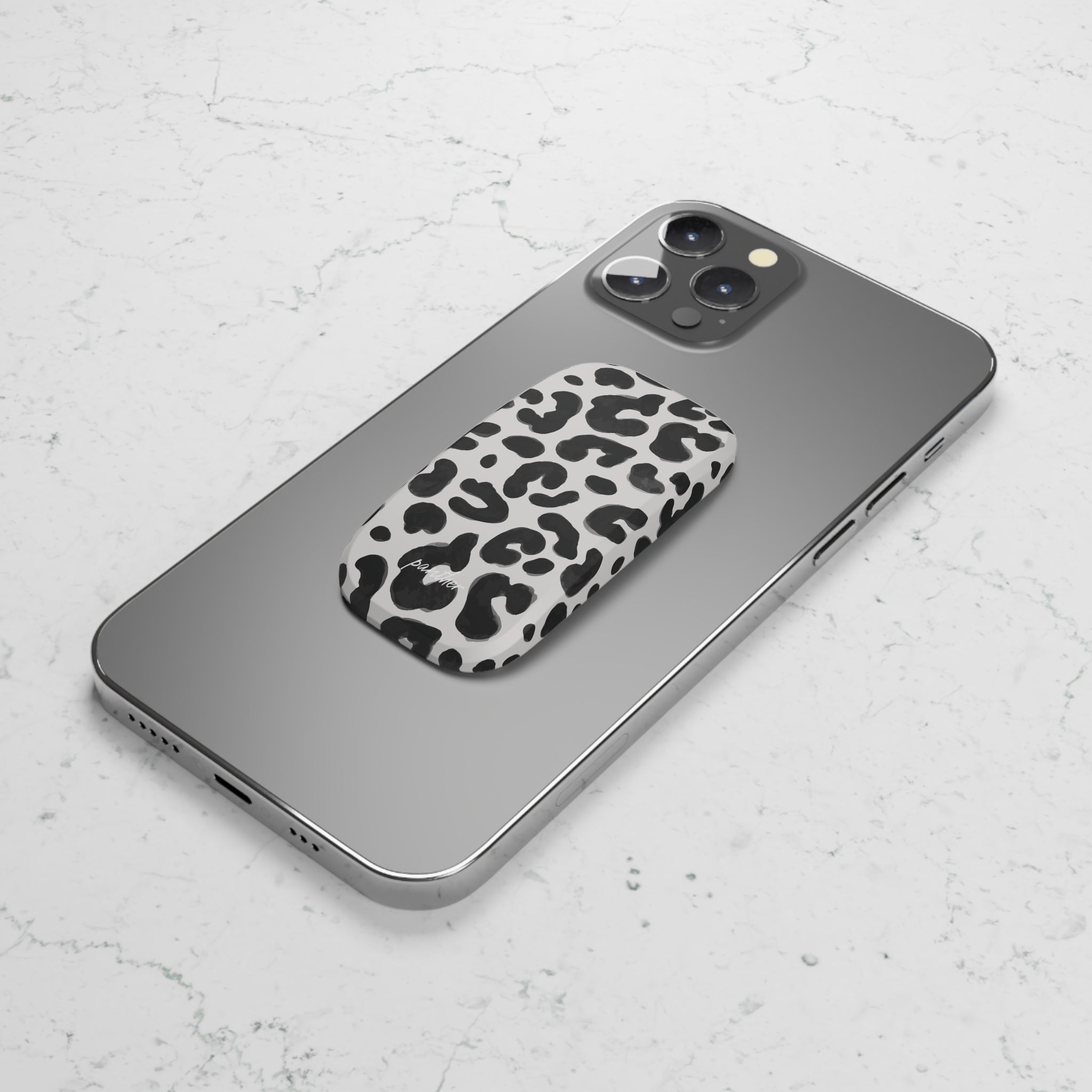 Noir Panther Phone Click-On Grip