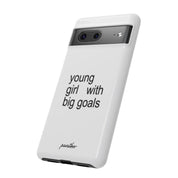 Young Girl With Big Goals