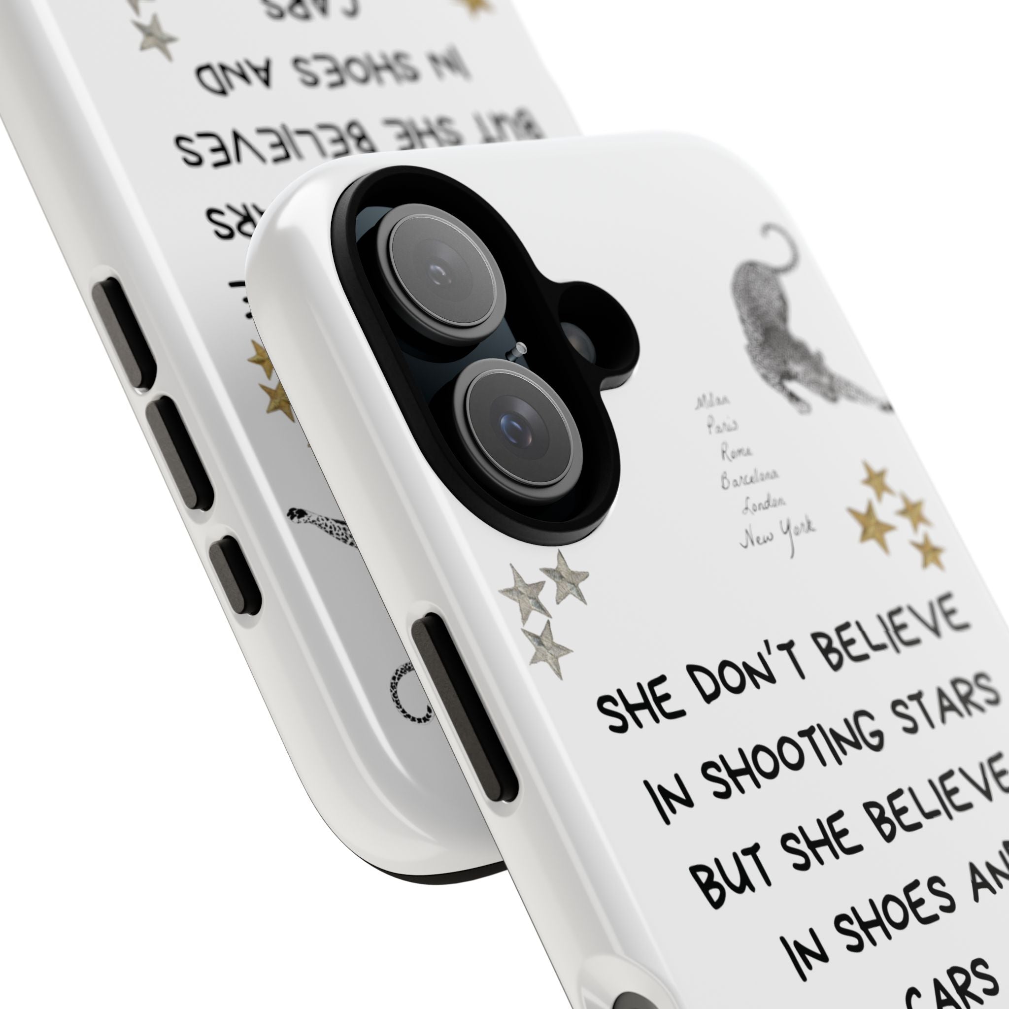 “She don’t believe in shooting stars”