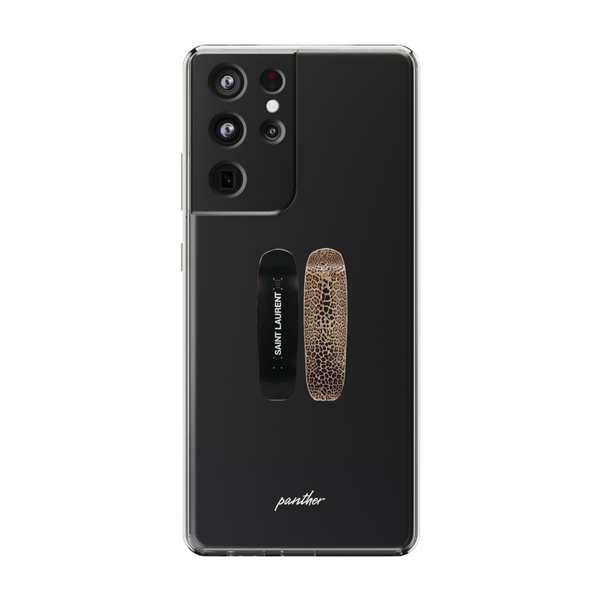 Panther Skateboard Clear Case