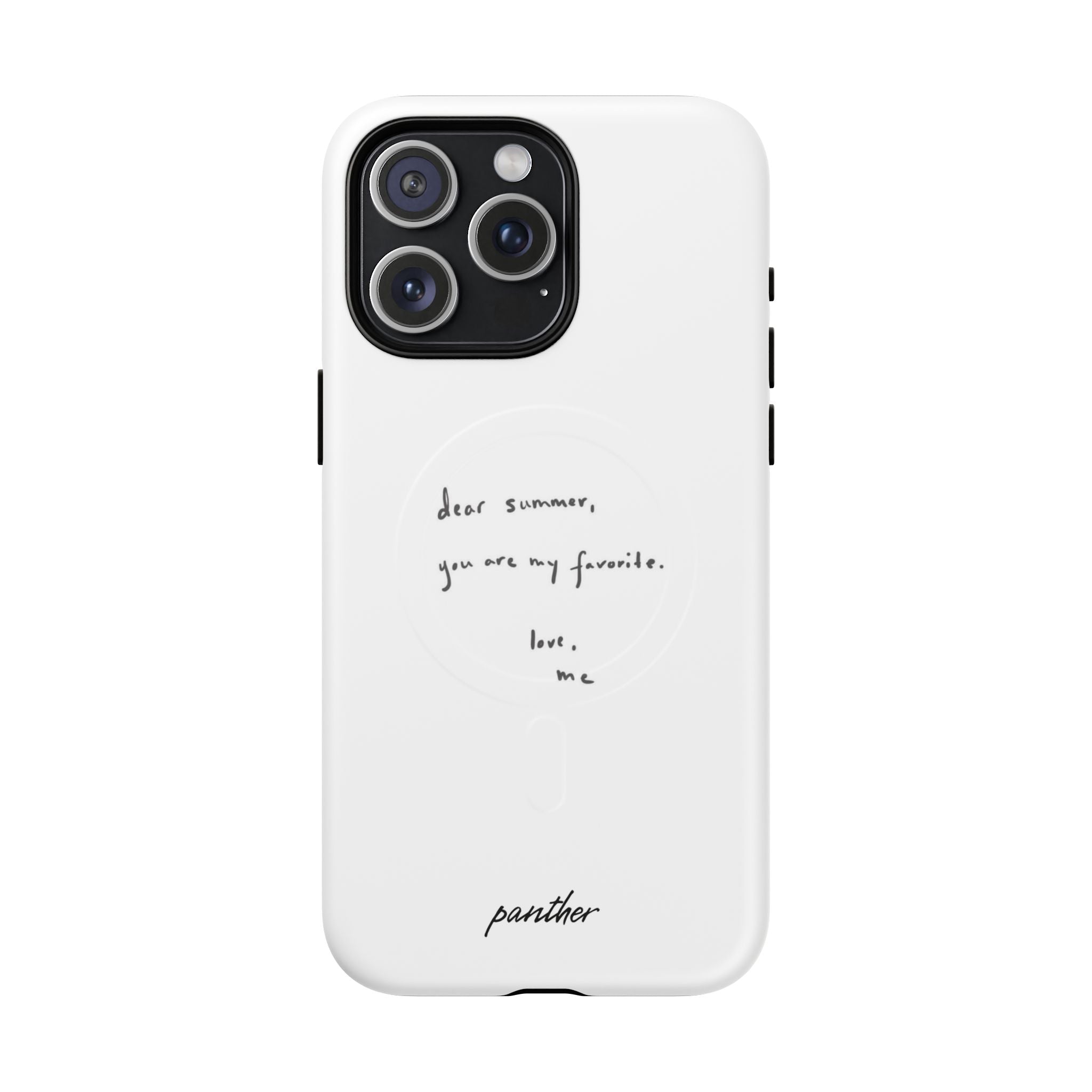 "Dear summer, you are my favorite." (Magsafe)