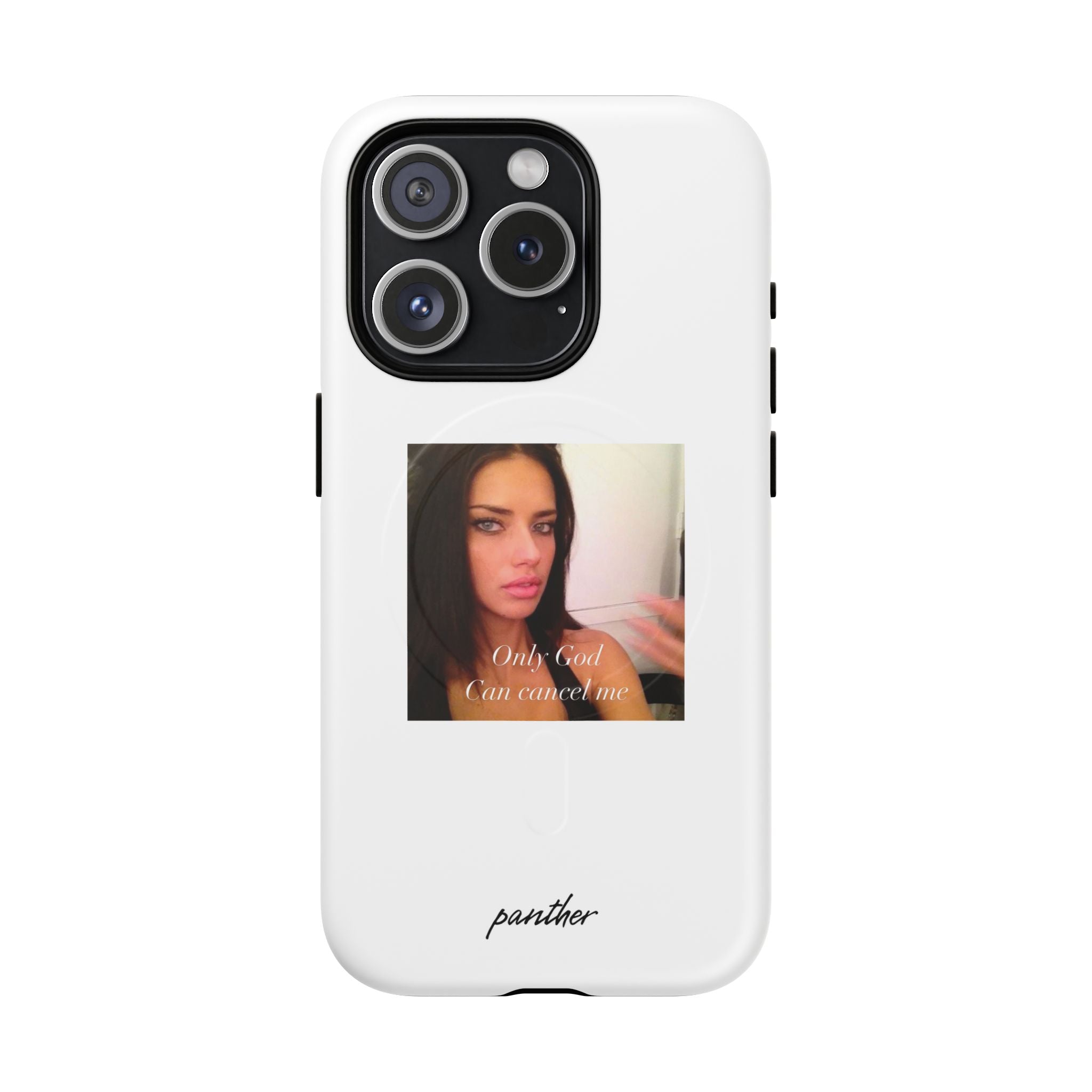 "Only God Can Cancel Me" (White) (Magsafe)