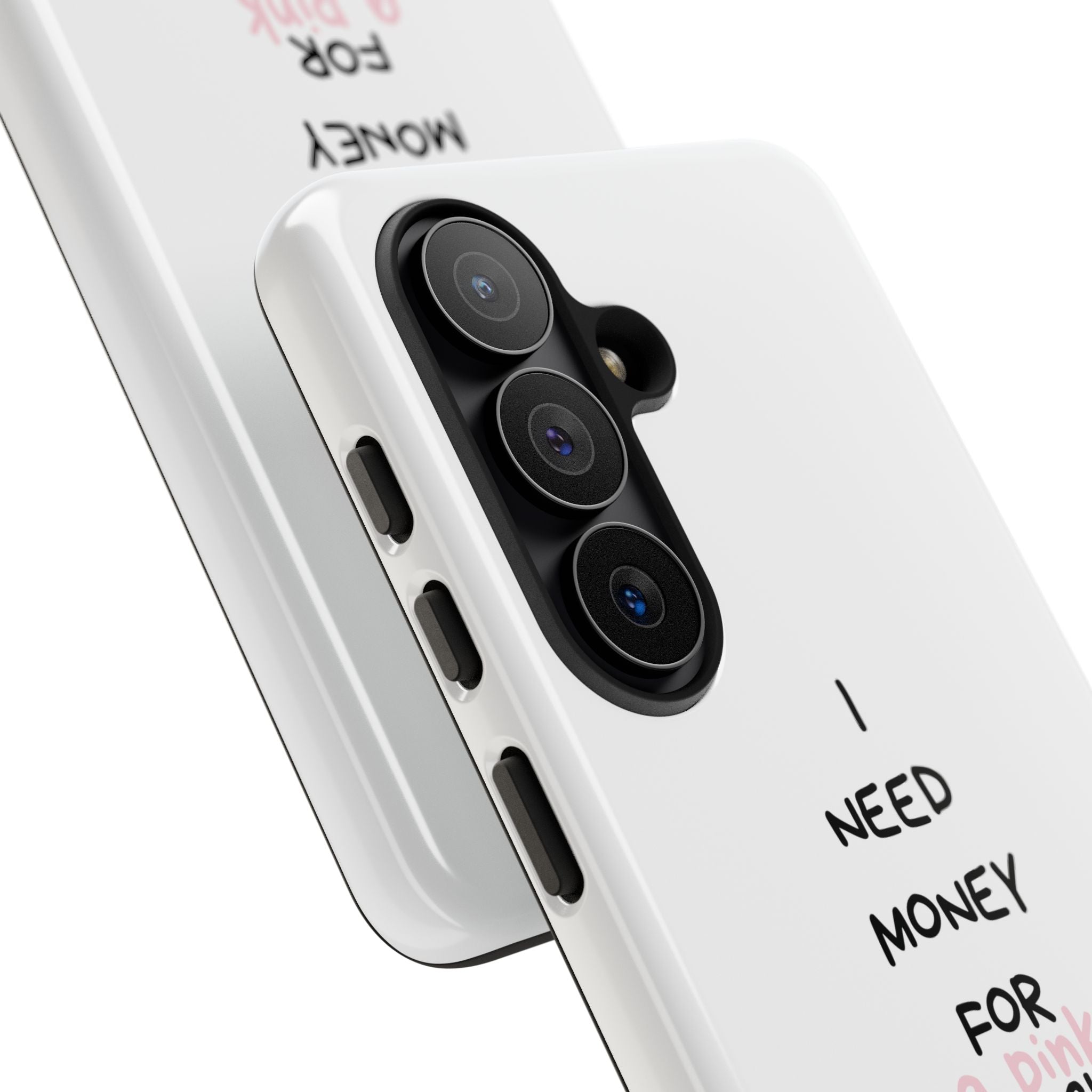 I Need Money For A Pink Porsche (White)