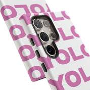 YOLO (White & Pink)