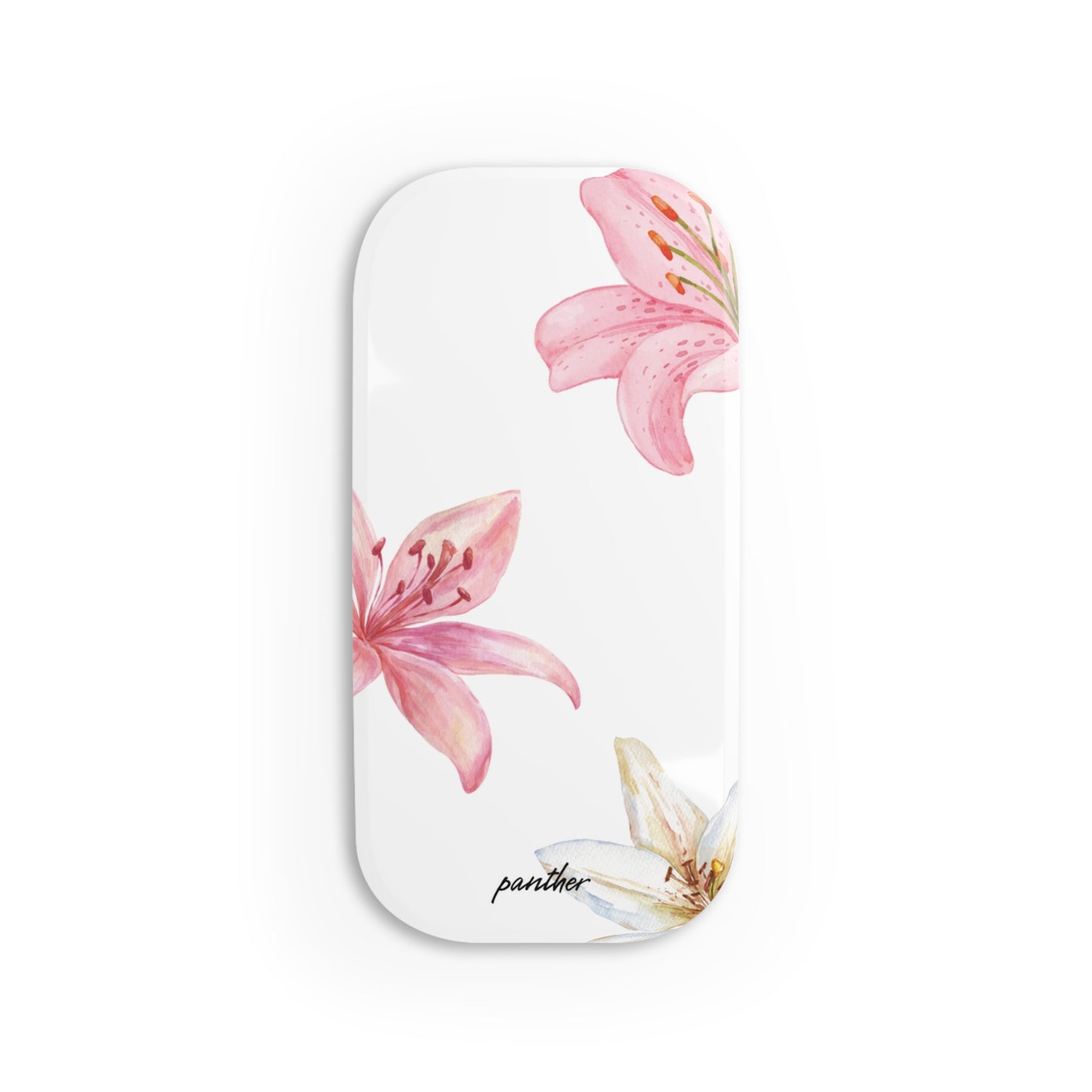 Blossom Grace (White) Phone Click-On Grip