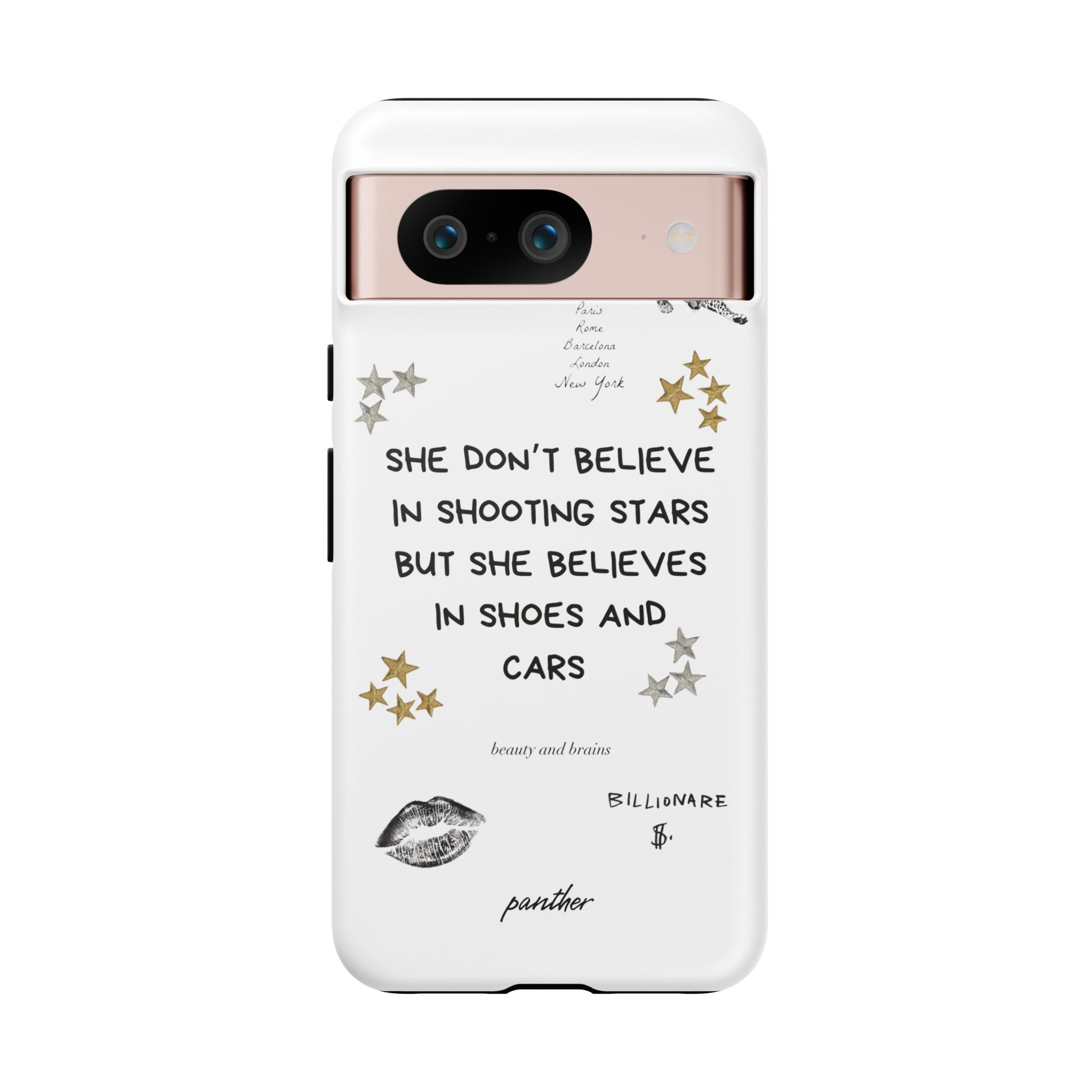 “She don’t believe in shooting stars”