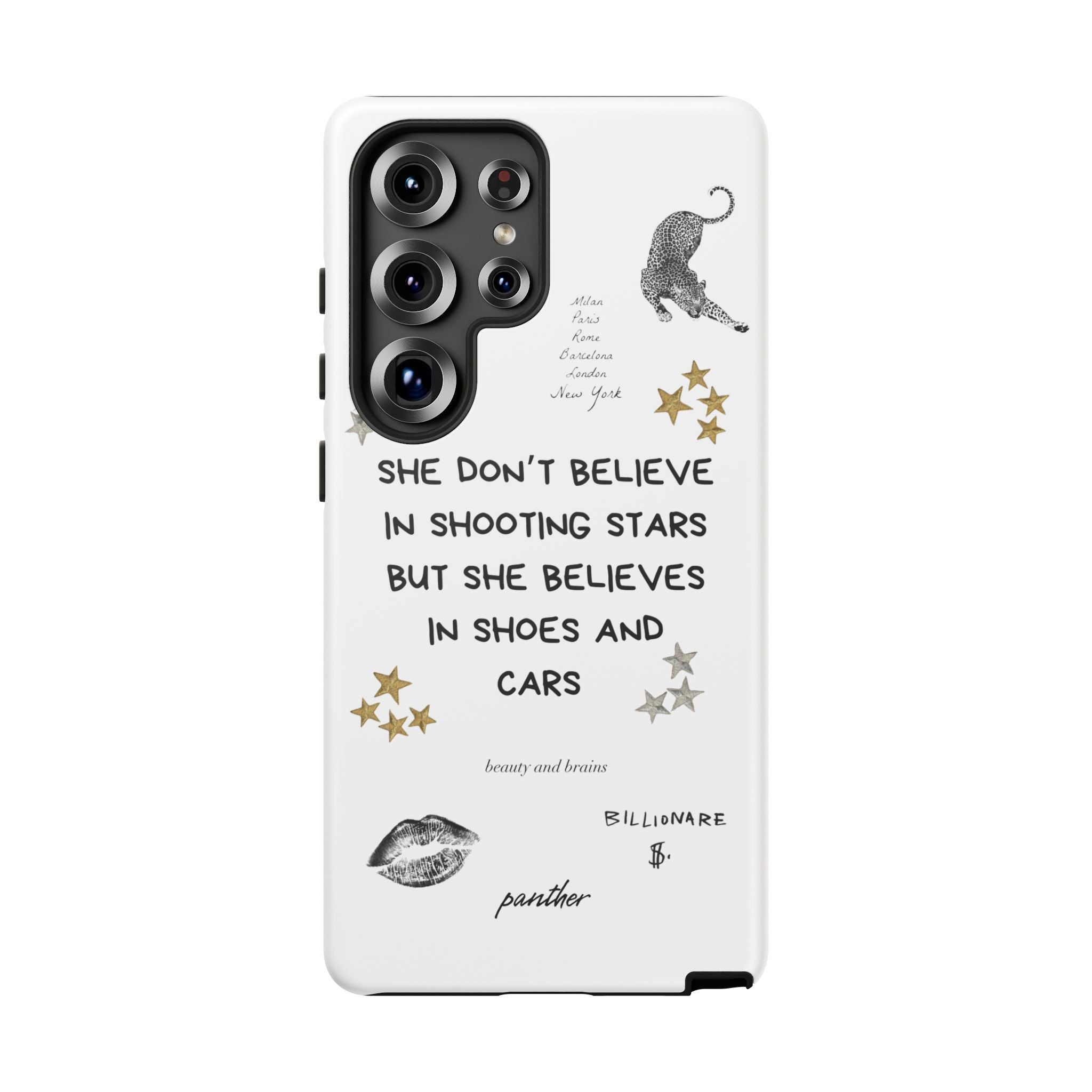 “She don’t believe in shooting stars”