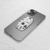 Navy Glam Phone Click-On Grip