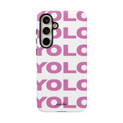 YOLO (White & Pink)