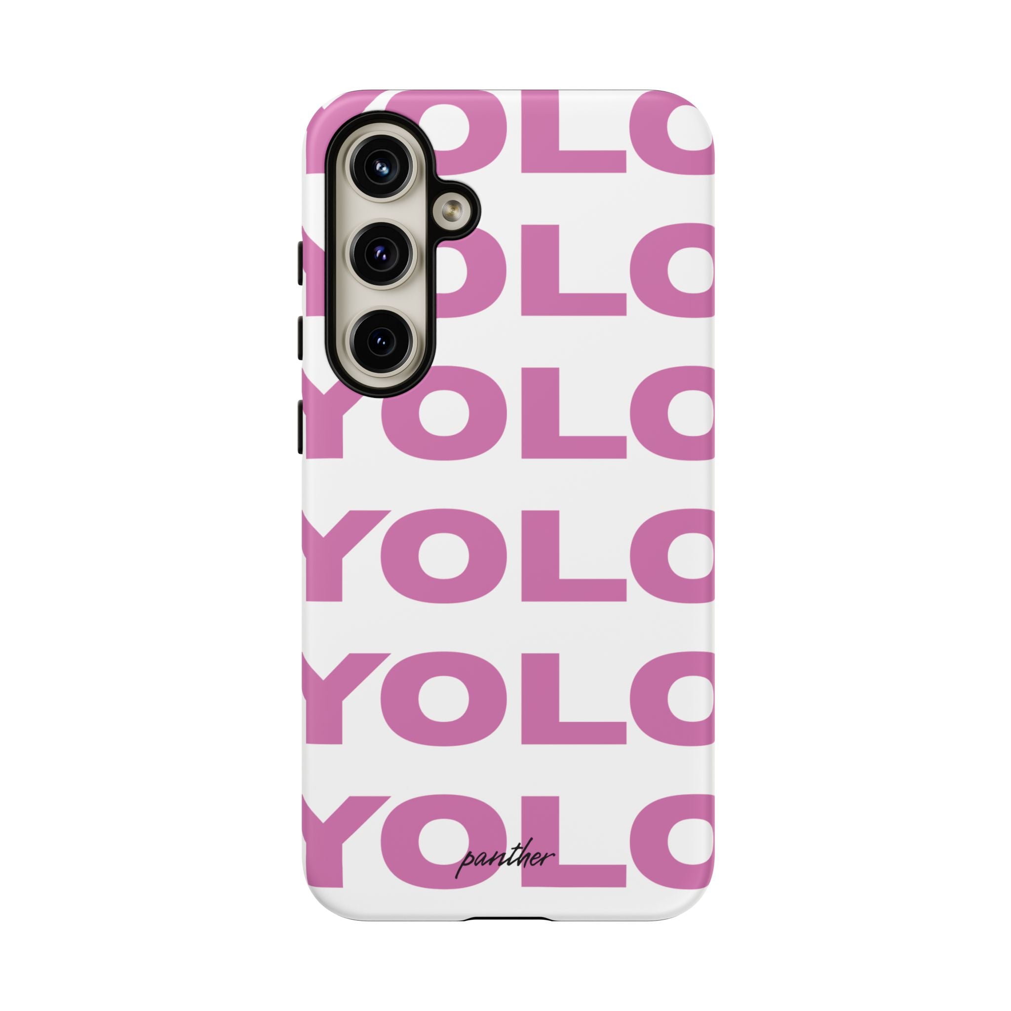 YOLO (White & Pink)