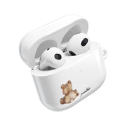 Cuddly Bear (White) AirPods/ Pro Cases