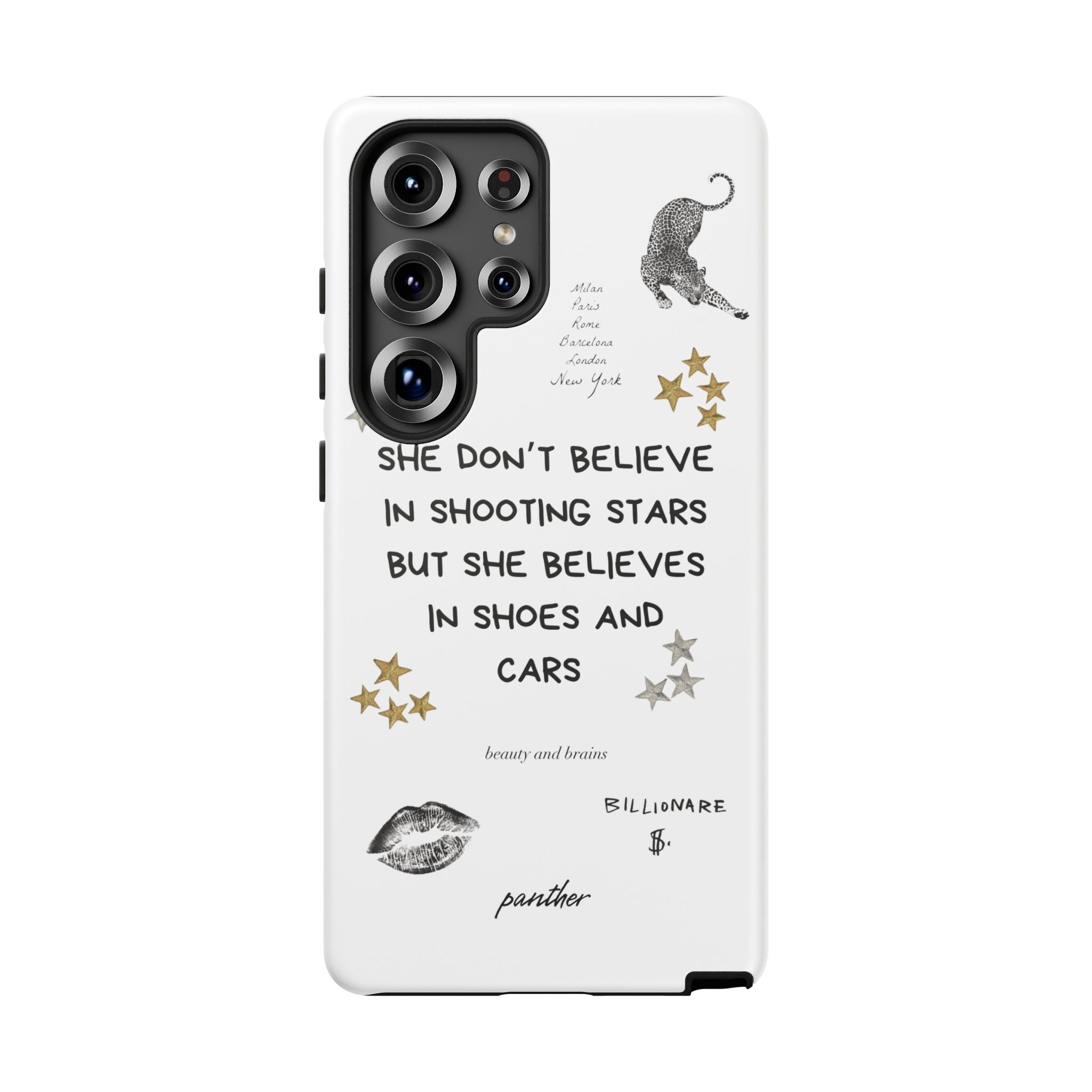 “She don’t believe in shooting stars”
