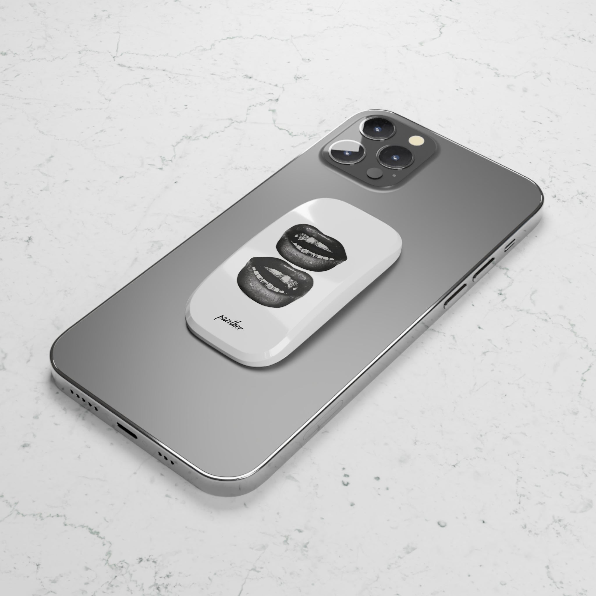 Glam Grin Phone Click-On Grip