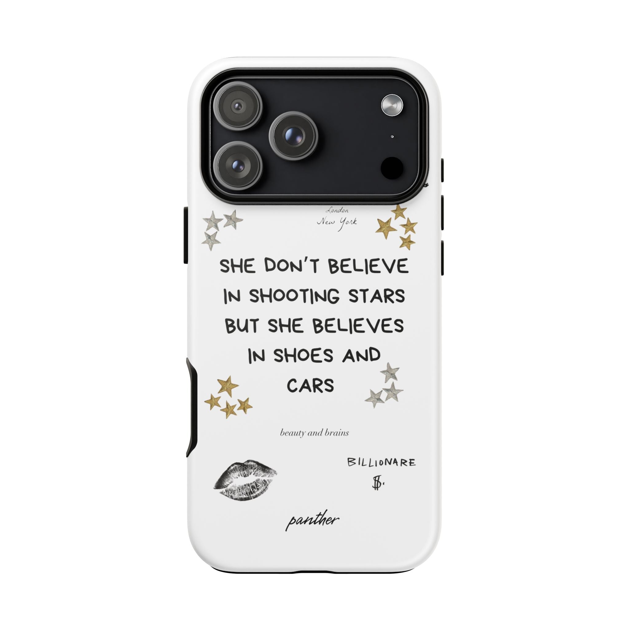 “She don’t believe in shooting stars”