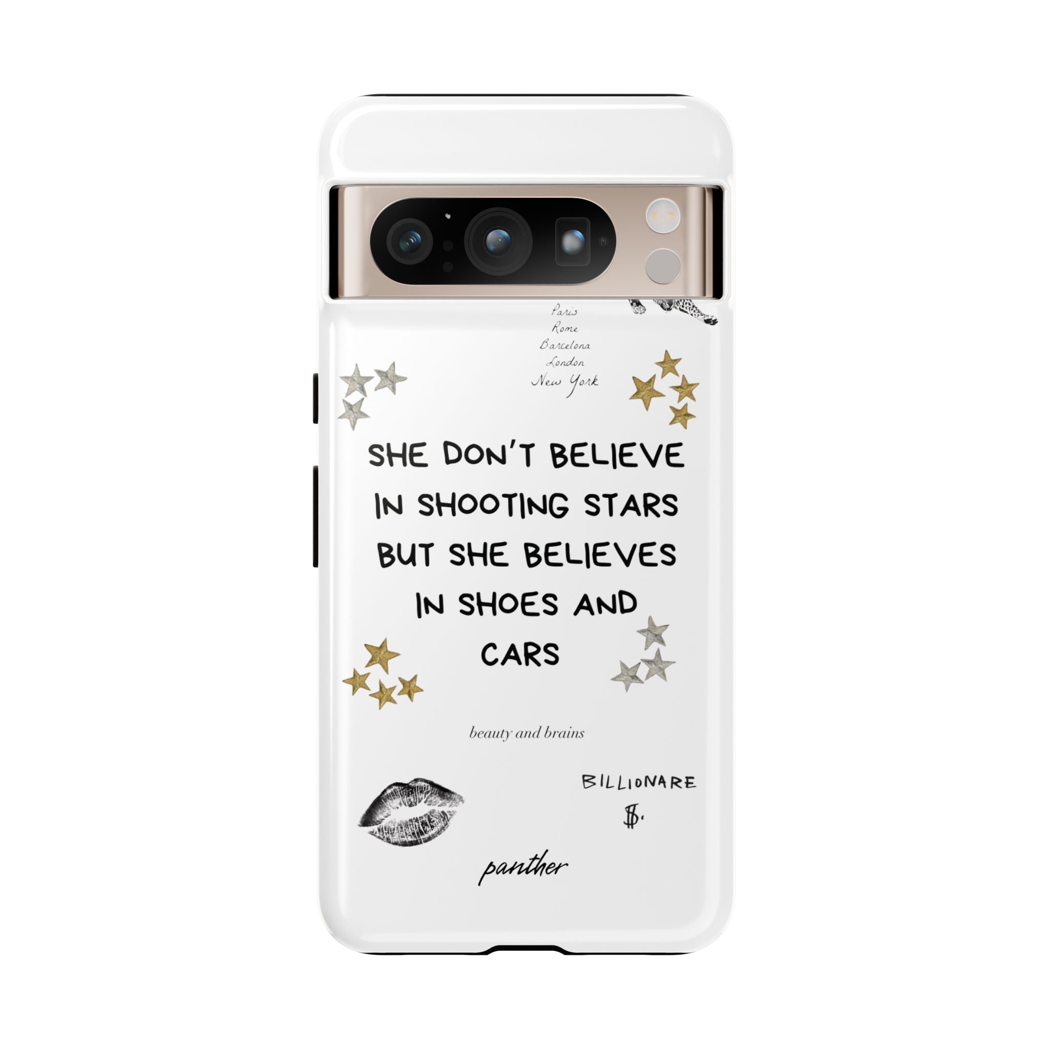 “She don’t believe in shooting stars”