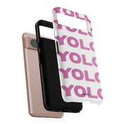 YOLO (White & Pink)