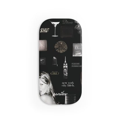 NYC Glam Nights Phone Click-On Grip (Black)