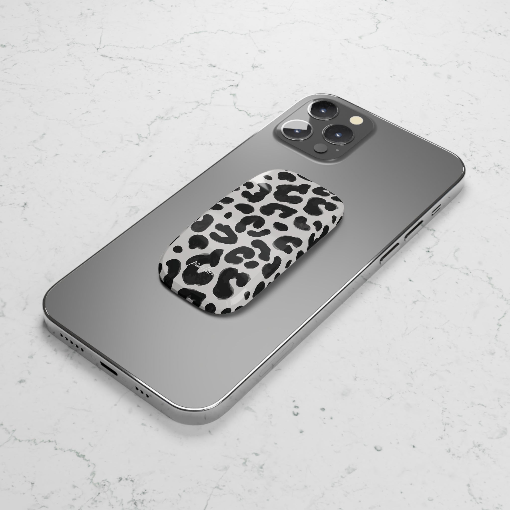 Noir Panther Phone Click-On Grip