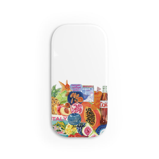 Mediterranean Fruit Bowl Phone Click-On Grip