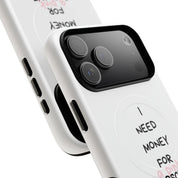 I Need Money For A Pink Porsche (White) (Magsafe)