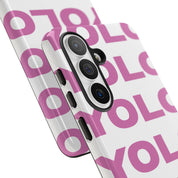 YOLO (White & Pink)