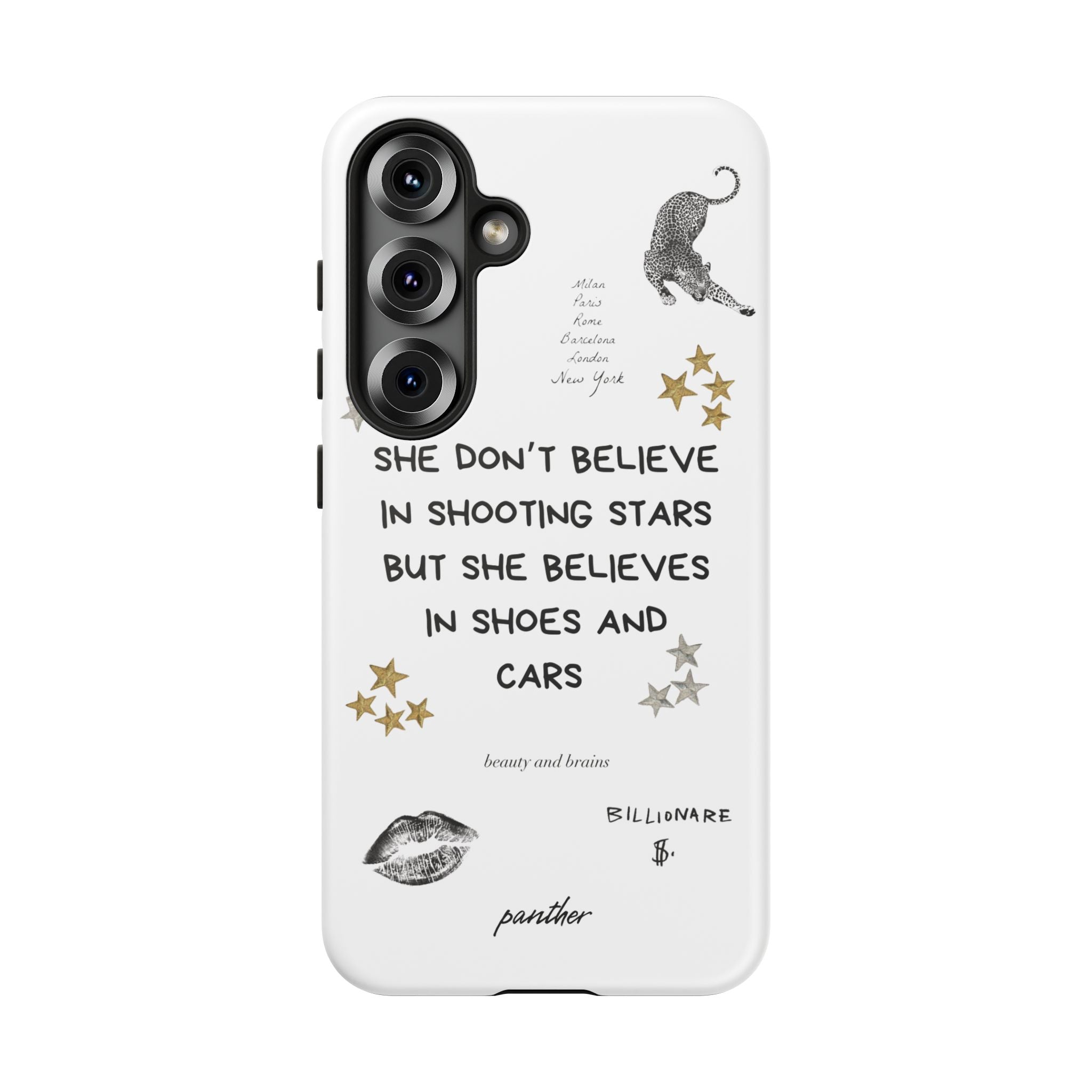 “She don’t believe in shooting stars”