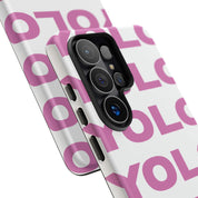 YOLO (White & Pink)