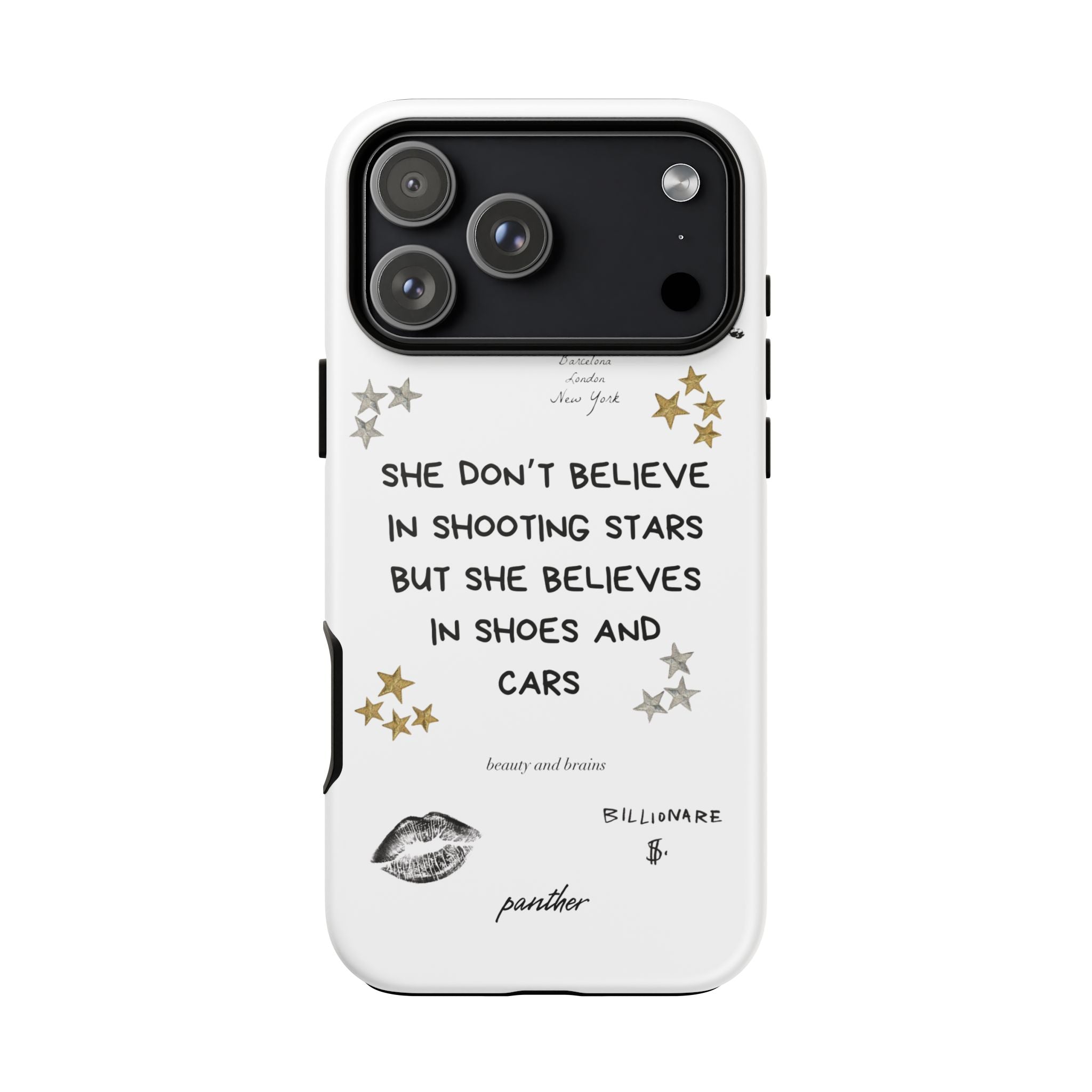 “She don’t believe in shooting stars”