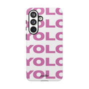 YOLO (White & Pink)