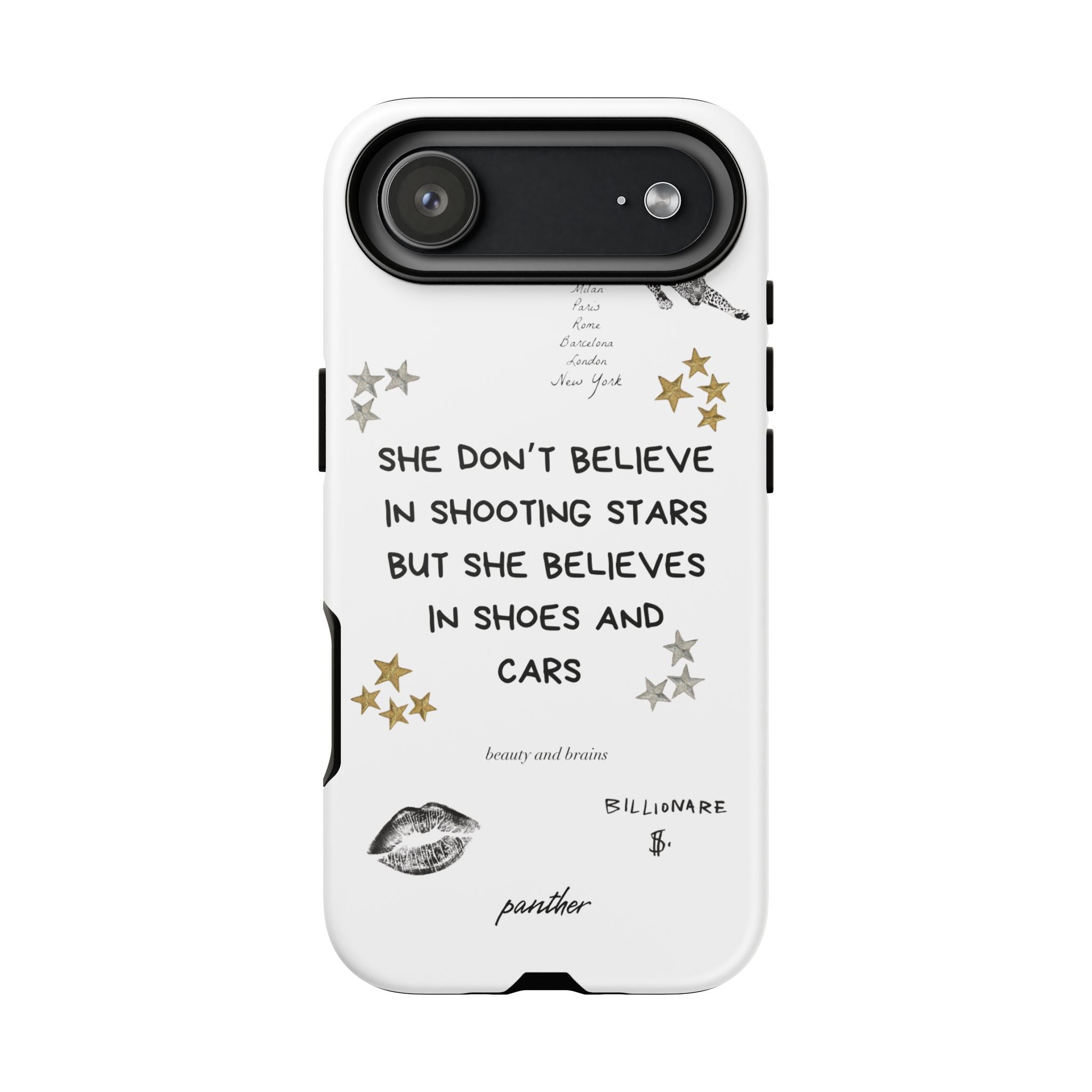 “She don’t believe in shooting stars”