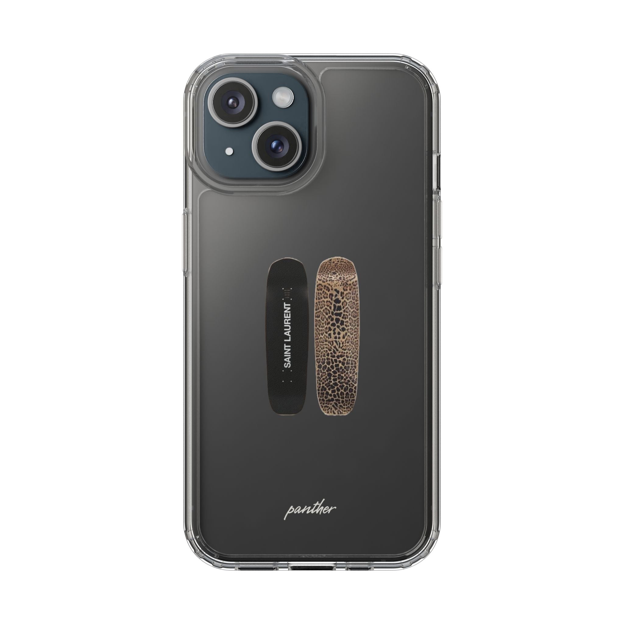 Panther Skateboard Clear Case